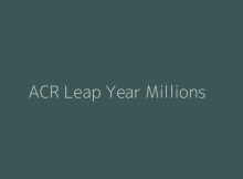 ACR Leap Year Millions